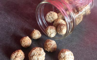 Simply bake healthy dog biscuits with oatmeal yourself