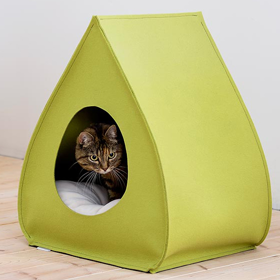 Katzenhaus - Katzenhöhle aus isolierendem Wollfilz von pet-interiors