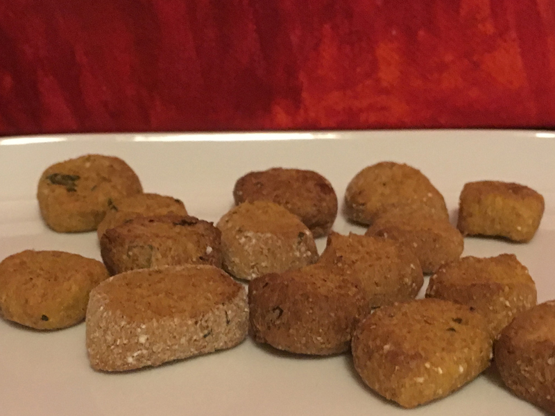 Healthy dog  biscuits with sweet potatoes