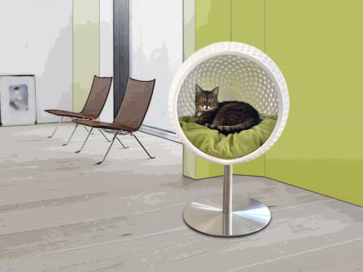 Lit pour chat Cocoon imprimé en 3D par pet-interiors
