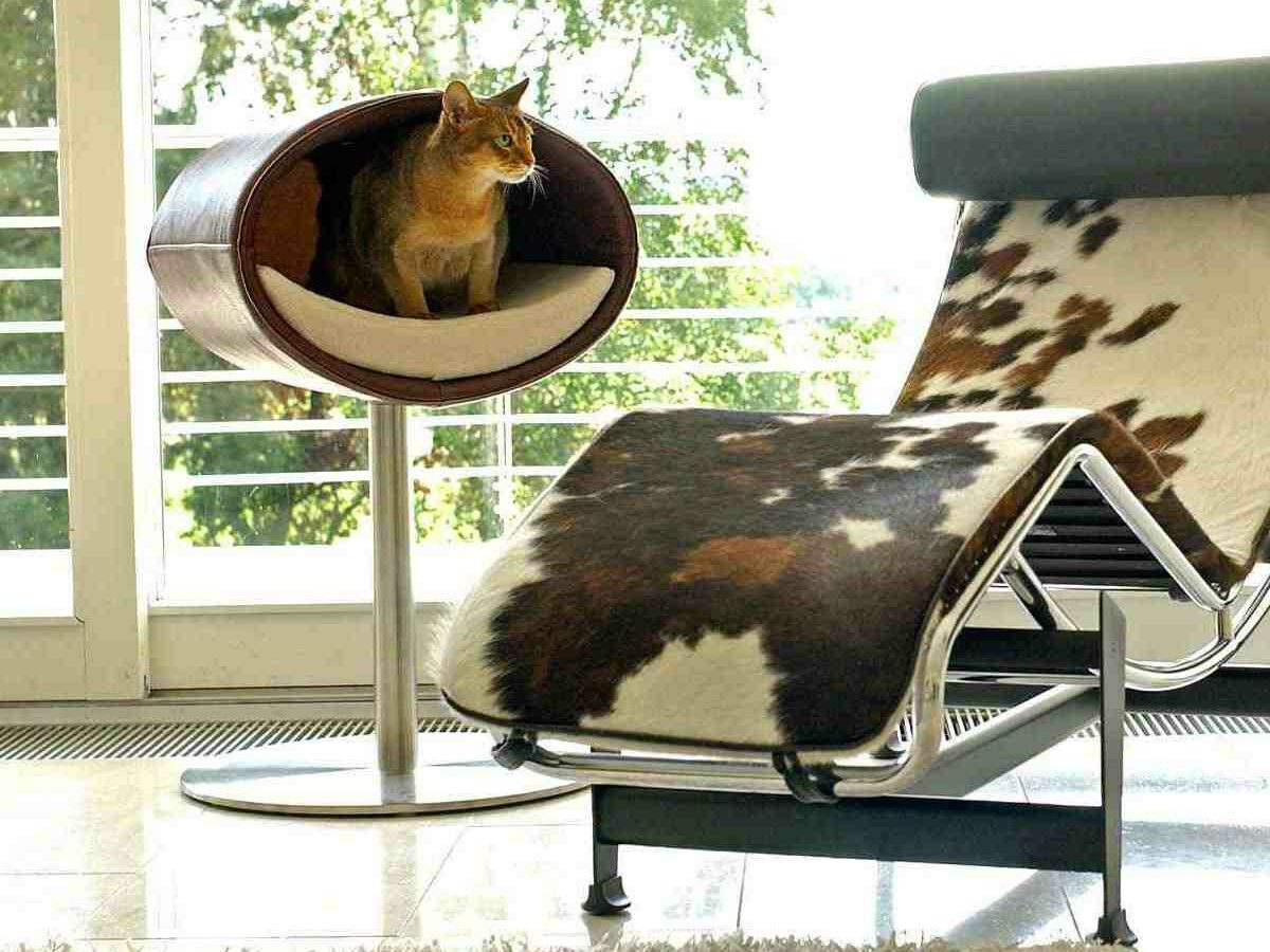 Panier pour chat design Rondo de style Bauhaus de pet-Interiors